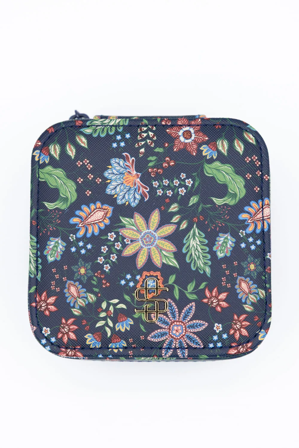 Simply Southern Jewelry Box Case in Navy Floral | 0225-BAG-JWLCASE-SPCFLR sold by Glik’s product image thumbnail 2