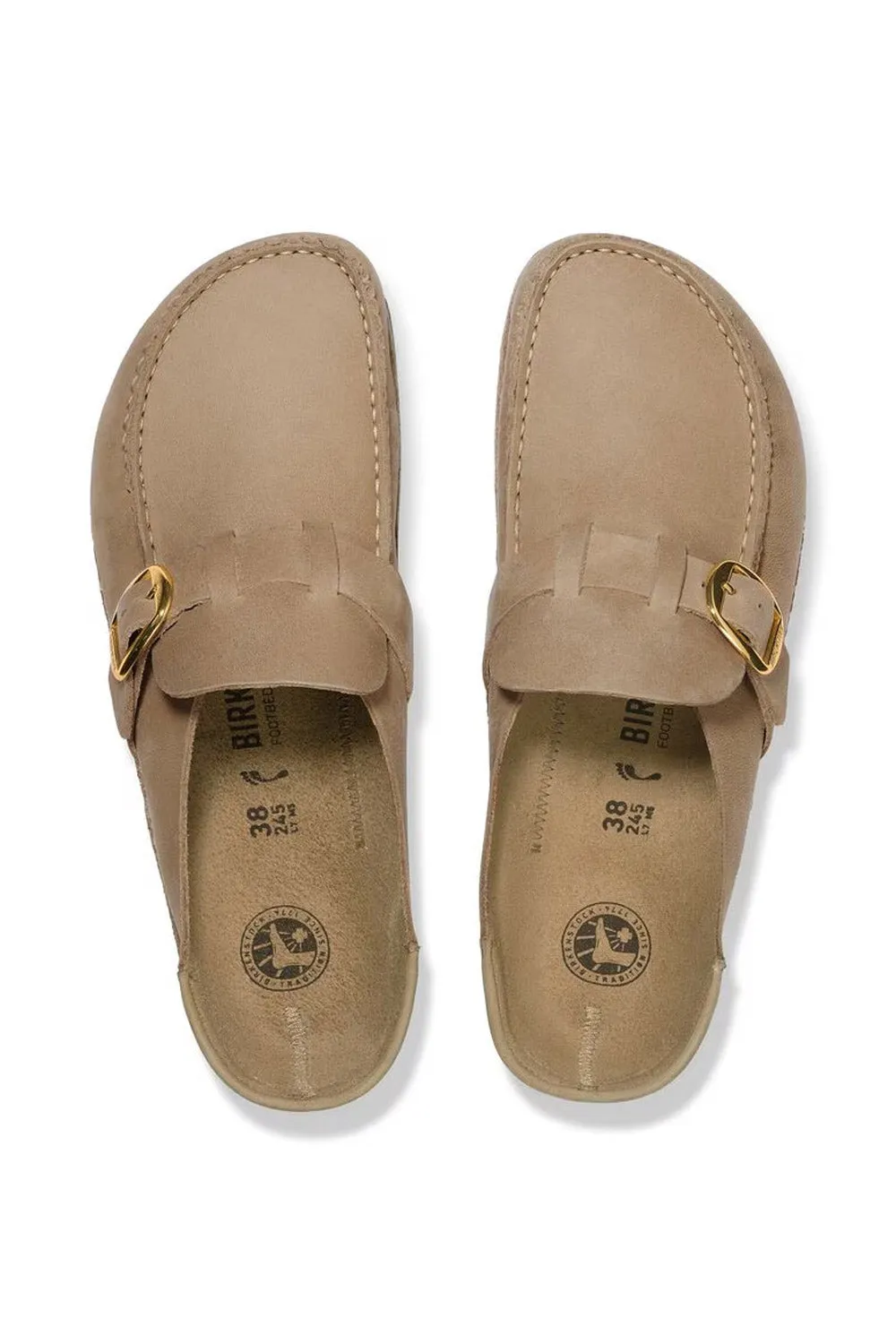 Birkenstock Buckley Oiled Leather Mules for Women in Tobacco Brown | 1030443 sold by Glik’s product image thumbnail 3