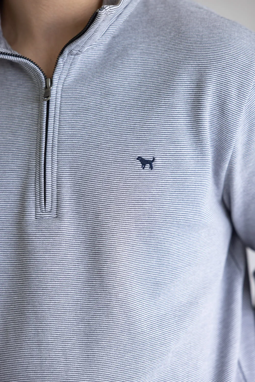 Simply Southern ¼ Zip Neck for Men in Grey | 0225-MN-QTRZIP-GRAY sold by Glik’s product image thumbnail 3