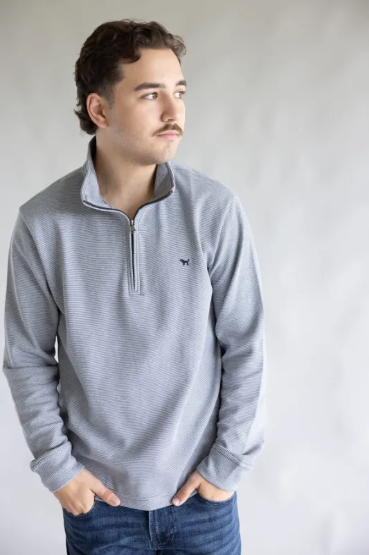 Simply Southern ¼ Zip Neck for Men in Grey | 0225-MN-QTRZIP-GRAY sold by Glik’s