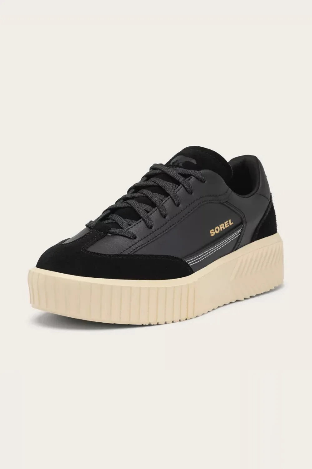 Sorel Out N About Ave T-Toe Sneakers for Women in Black/Honey White | 2144991-010 sold by Glik’s product image thumbnail 4