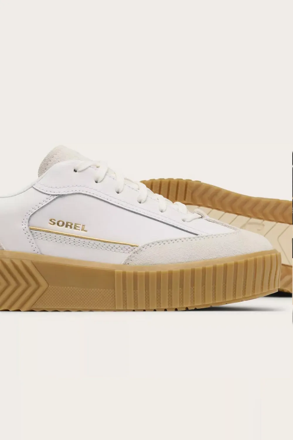 Sorel Out N About Ave T-Toe Sneakers for Women in Sea Salt/Gum | 2144991-125 sold by Glik’s product image thumbnail 3