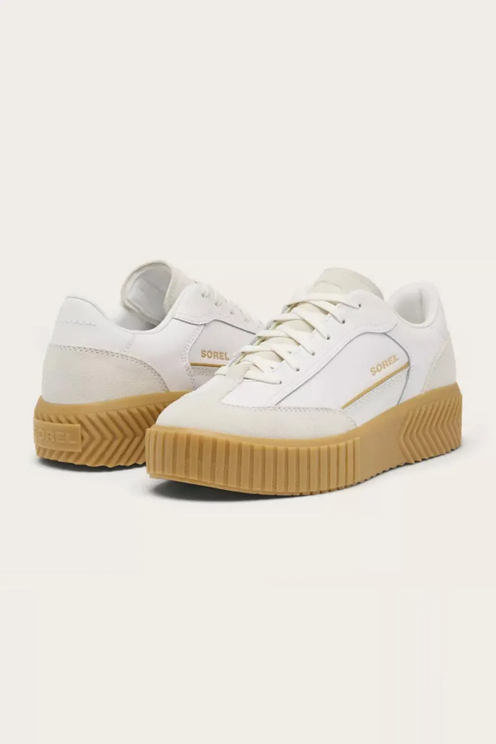 Sorel Out N About Ave T-Toe Sneakers for Women in Sea Salt/Gum | 2144991-125 sold by Glik’s product image thumbnail 4