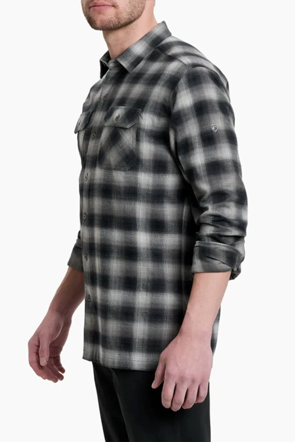 Kuhl Dillingr Flannel Shirt for Men in Iron Grey | 7186-IRONGREY sold by Glik’s product image thumbnail 2