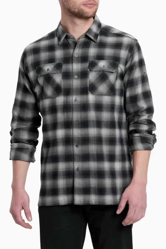 Kuhl Dillingr Flannel Shirt for Men in Iron Grey | 7186-IRONGREY sold by Glik’s