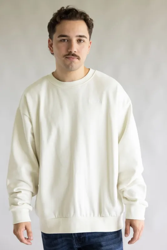 The North Face Evolution Crew Oversized Sweatshirt for Men in White | NF0A8FKR-QLI sold by Glik’s