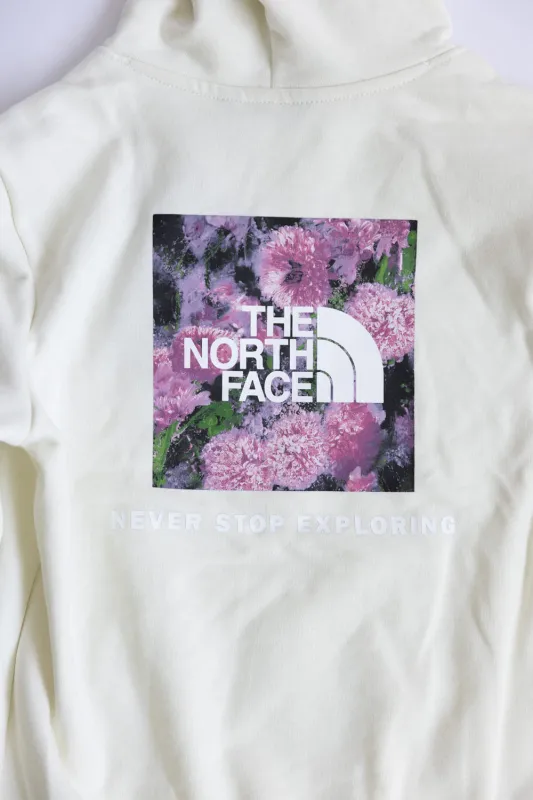The North Face Teen Evolution Box Hoodie in White Dune | NF0A8CZC-QLI sold by Glik’s
