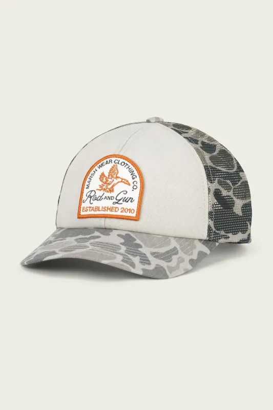 Marsh Wear In Flight Trucker Hat for Men in Khaki | MWC1057-KHA sold by Glik’s