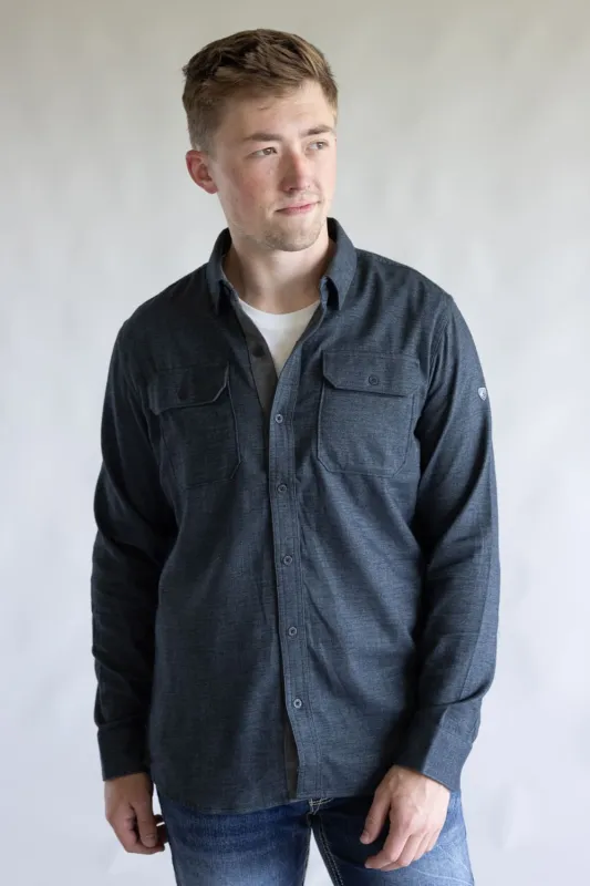 Kuhl Descendr Flannel Shirt for Men in Deep Abyss | 7244-DEEPABYSS sold by Glik’s