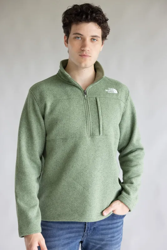 The North Face Gordon Lyons ¼ Zip Neck for Men in Green | NF0A8EX2-DX7 sold by Glik’s