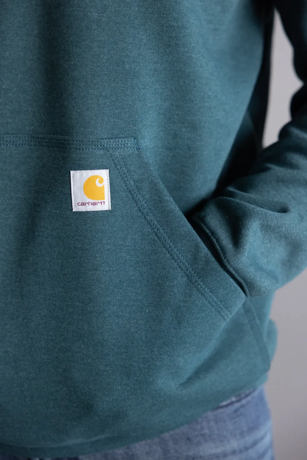 Carhartt Quarter Zip Sweatshirt for Men in Greenstone | 105294-GM2 sold by Glik’s product image thumbnail 3