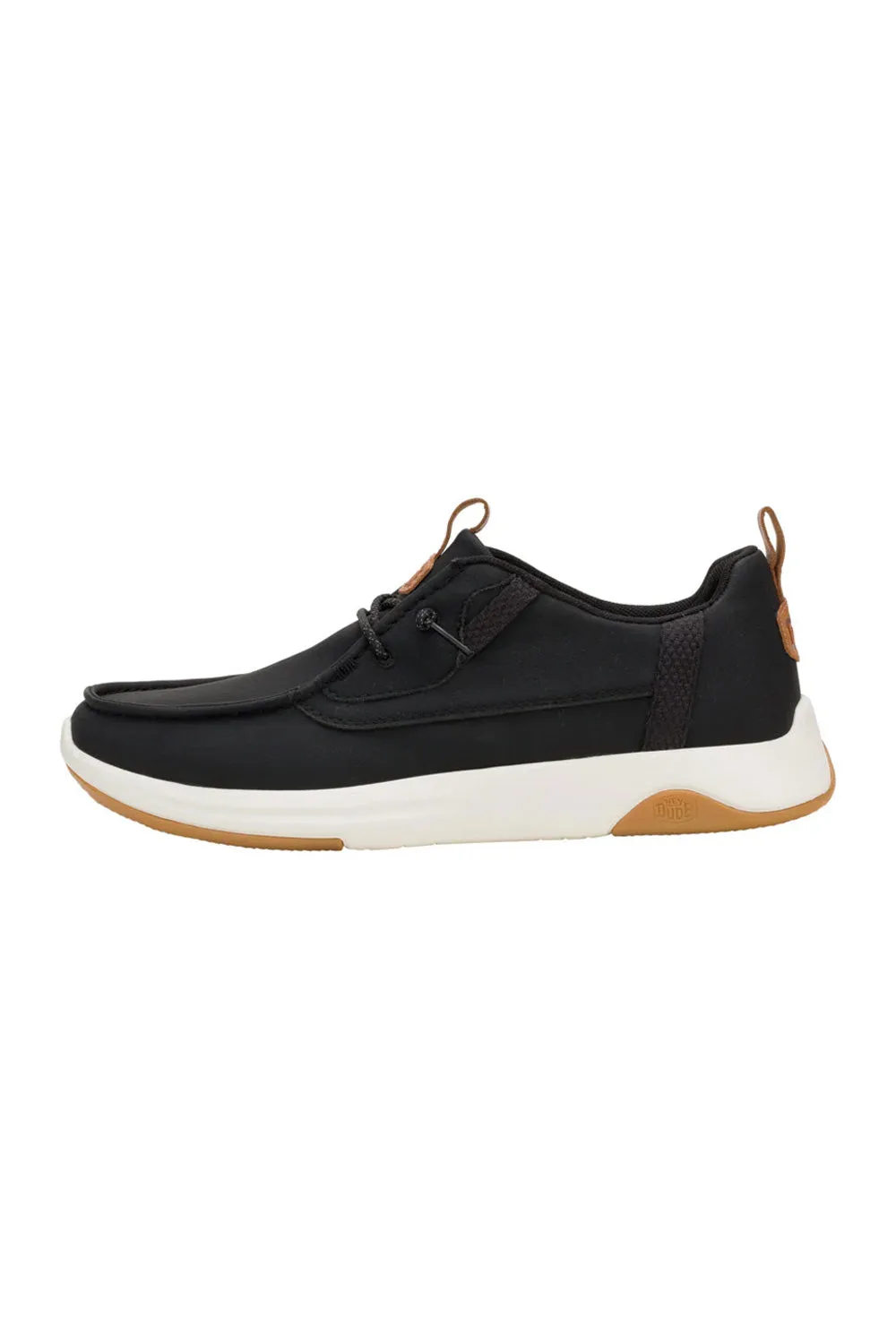 HEYDUDE Men’s Wally Drift Classic Shoes in Black | 43641-066 sold by Glik’s product image thumbnail 3