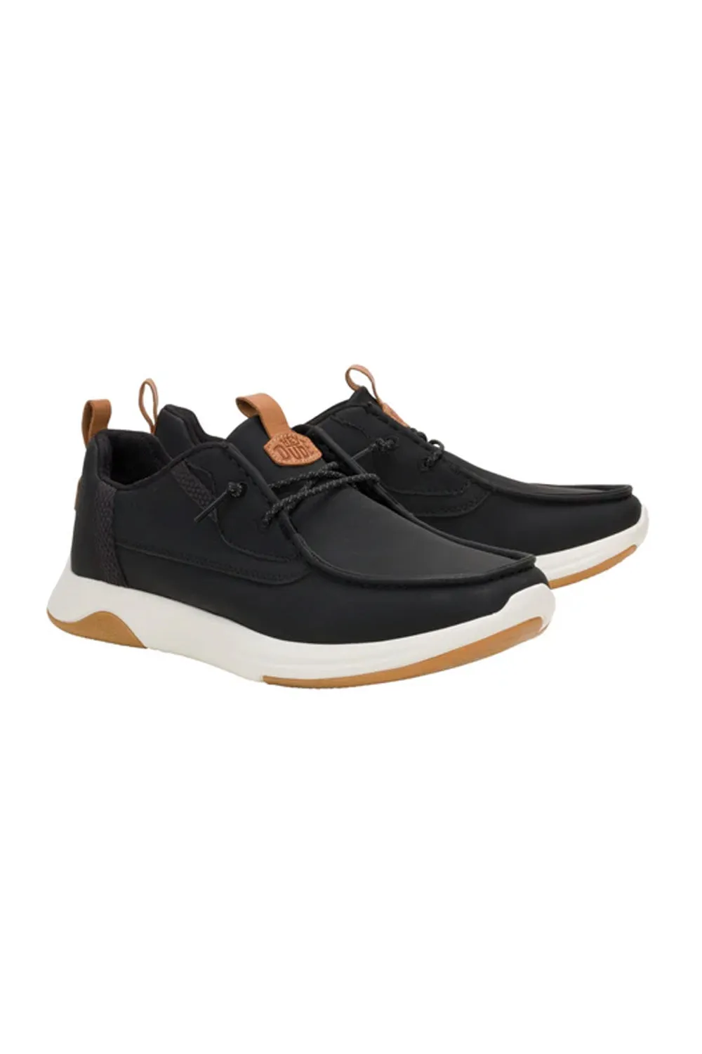 HEYDUDE Men’s Wally Drift Classic Shoes in Black | 43641-066 sold by Glik’s