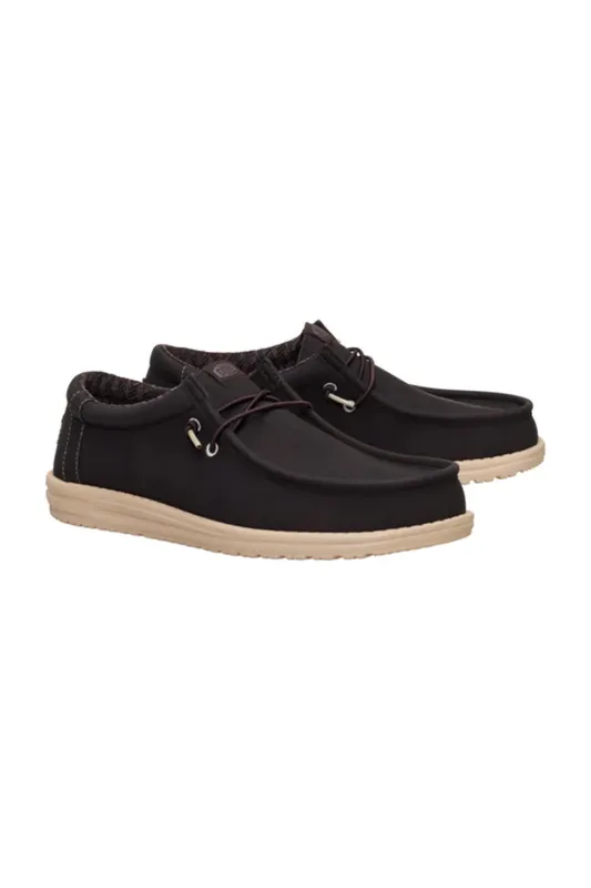 HEYDUDE Men’s Wally Classic Shoes in Brown | 41894-2IV sold by Glik’s