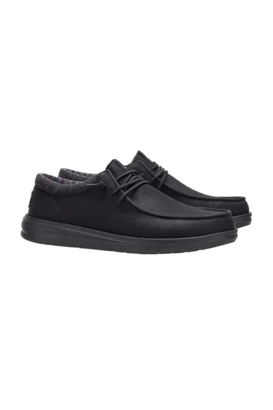 HEYDUDE Men’s Paul Classic Shoes in Black | 43352-060 sold by Glik’s