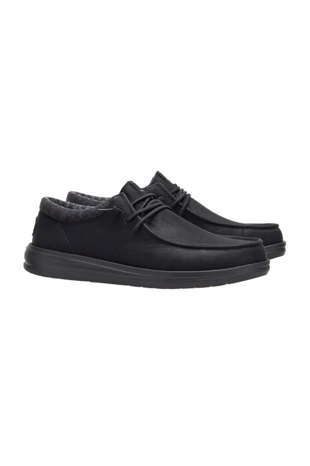 HEYDUDE Men’s Paul Classic Shoes in Black | 43352-060 sold by Glik’s