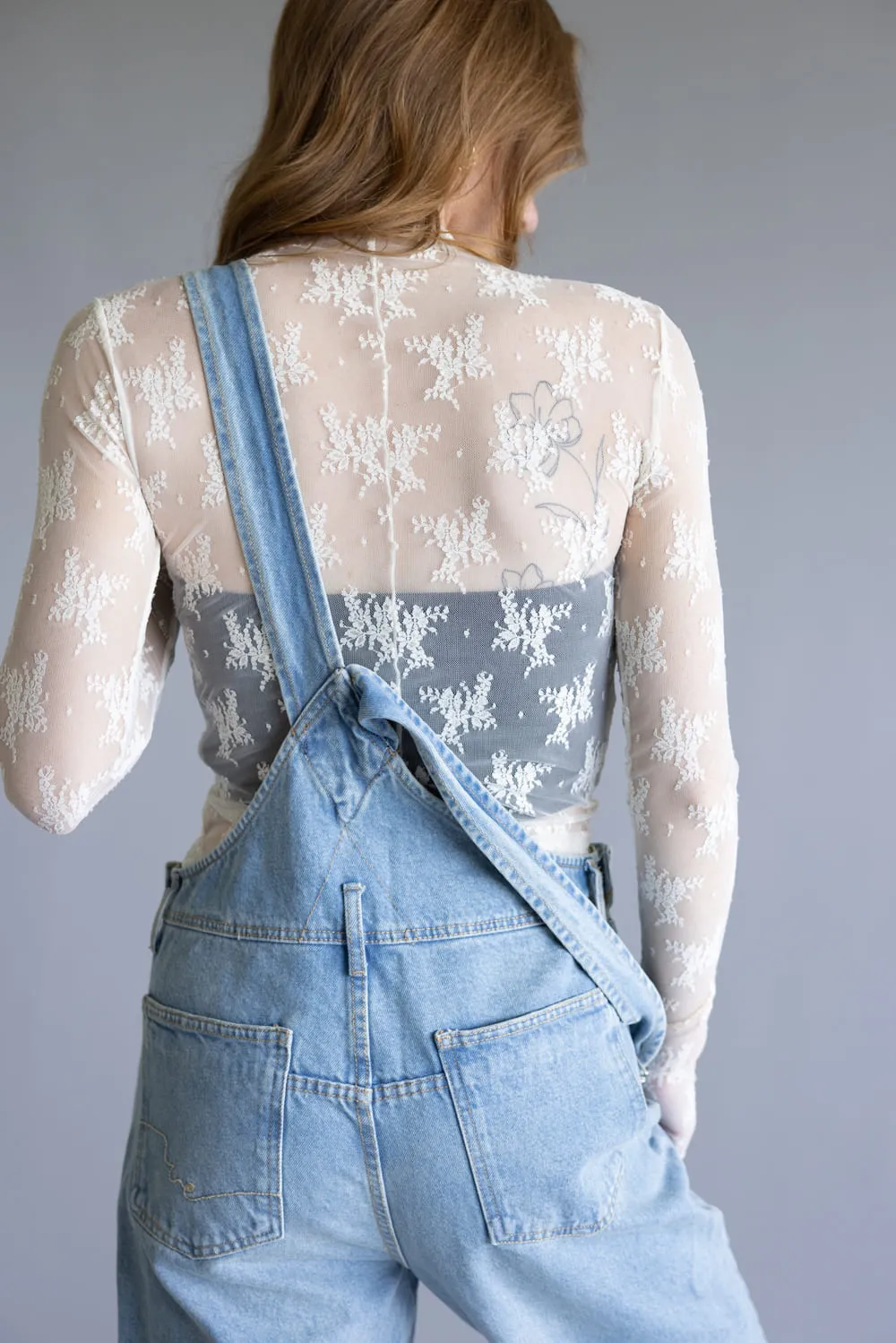 Free People Intimately Lady Lux Sheer Layering Top for Women in Evening Cream | OB1227158-1103 sold by Glik’s product image thumbnail 2