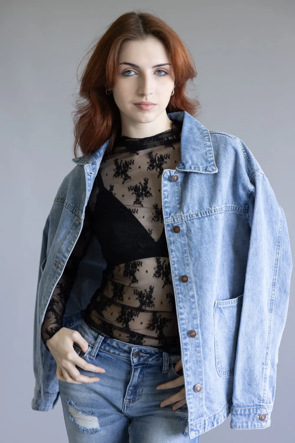 Free People Intimately Lady Lux Sheer Layering Top for Women in Black | OB1227158-0010 sold by Glik’s product image thumbnail 4