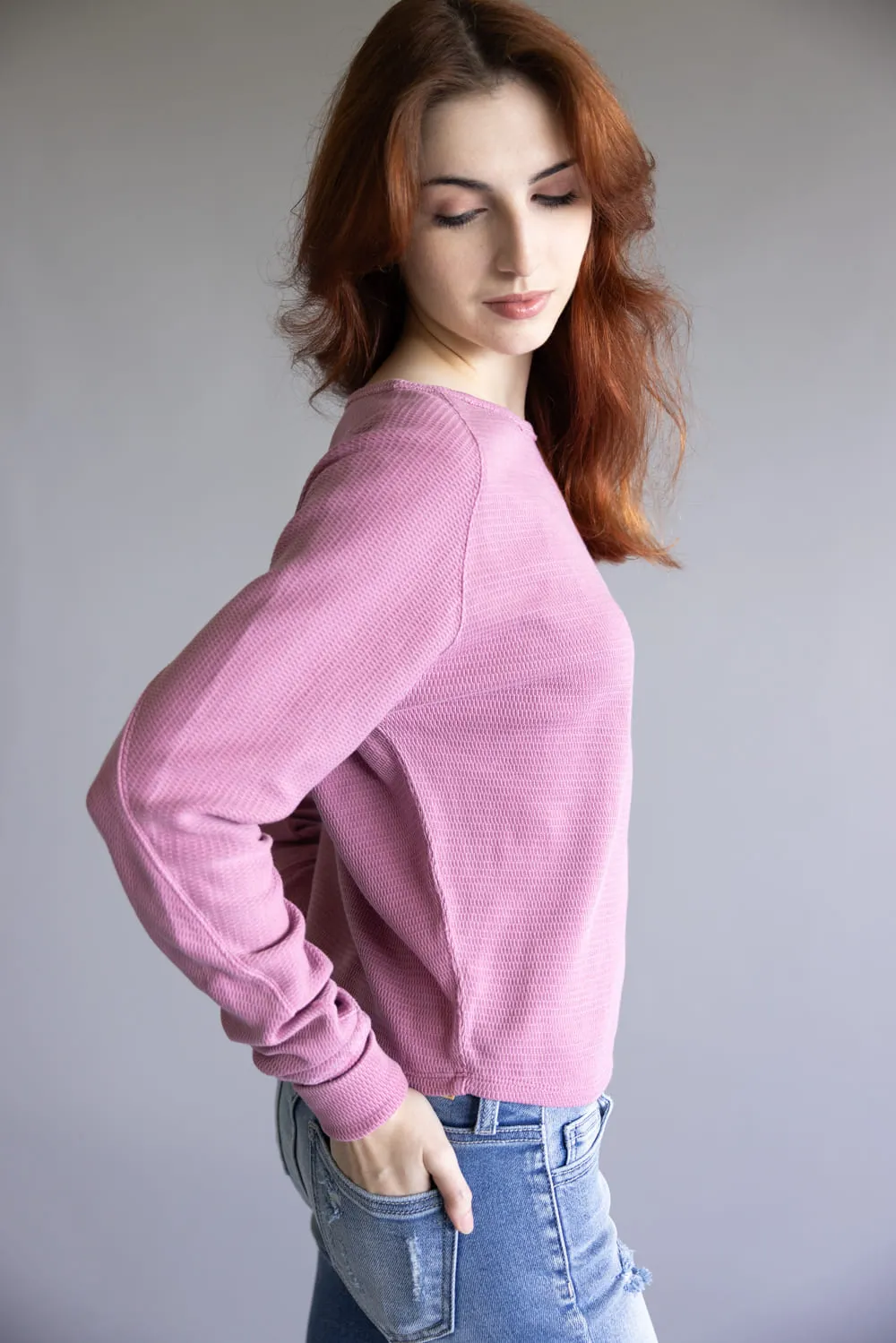 Free People We The Free Jess Tee for Women in Orchid Combo | OB2291593-5500-ORCHIDCOMBO sold by Glik’s product image thumbnail 5