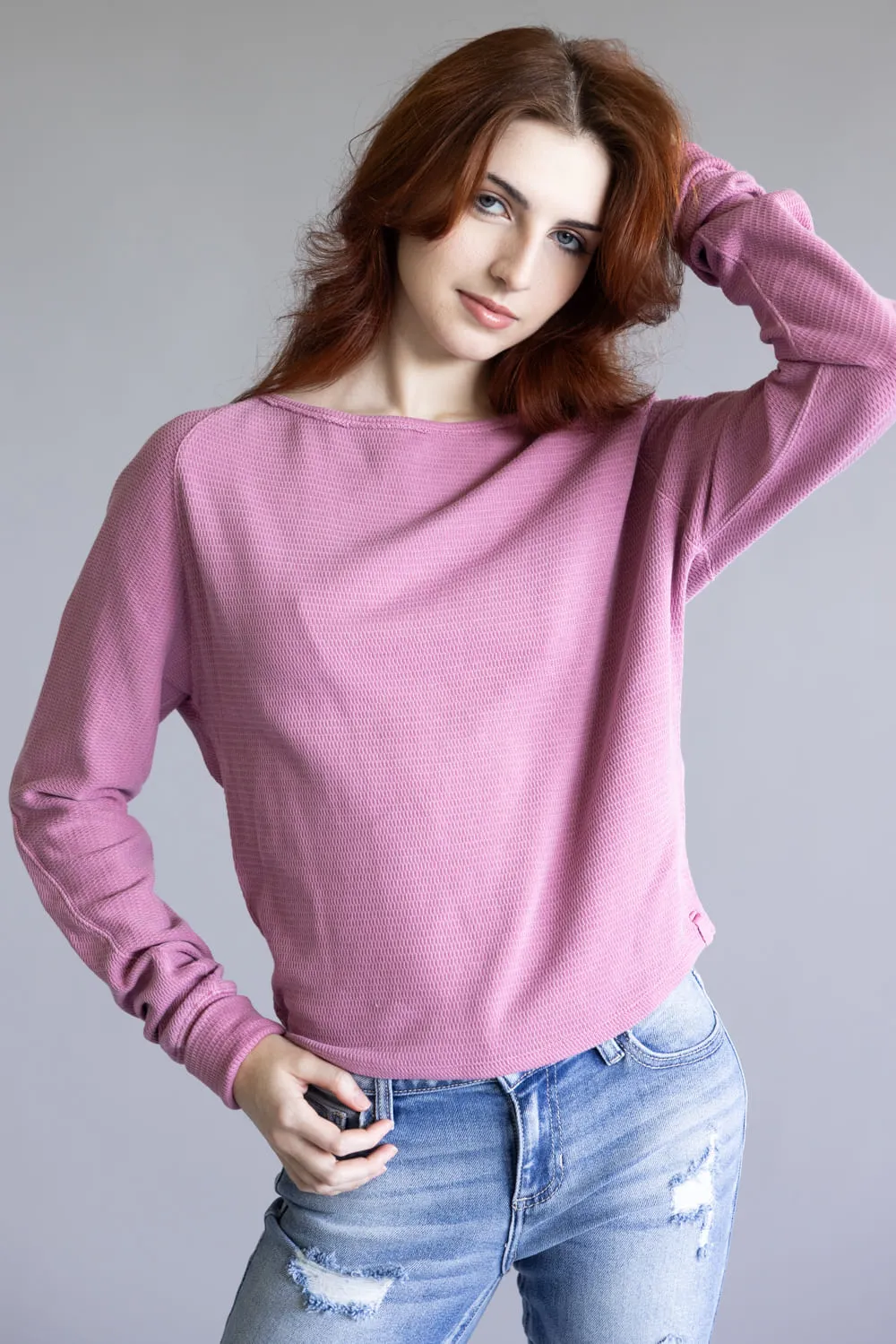 Free People We The Free Jess Tee for Women in Orchid Combo | OB2291593-5500-ORCHIDCOMBO sold by Glik’s product image thumbnail 4