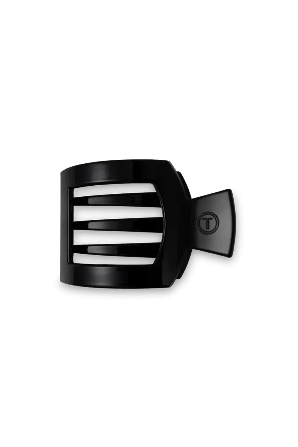 Teleties Medium Flat Square Hair Clip in Black | TT-FCM02-002 sold by Glik’s product image thumbnail 2