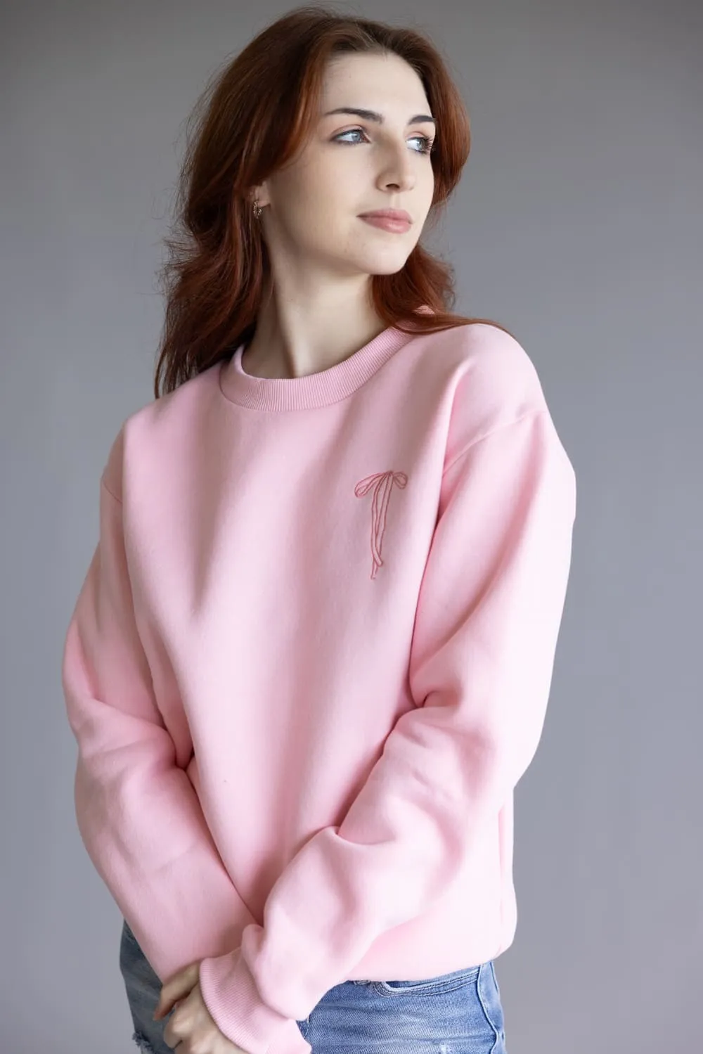 Simply Southern Embroidered Dilara Faith Crewneck for Women in Pink | PP-0225-CRW-DILARA-FAITH sold by Glik’s product image thumbnail 4