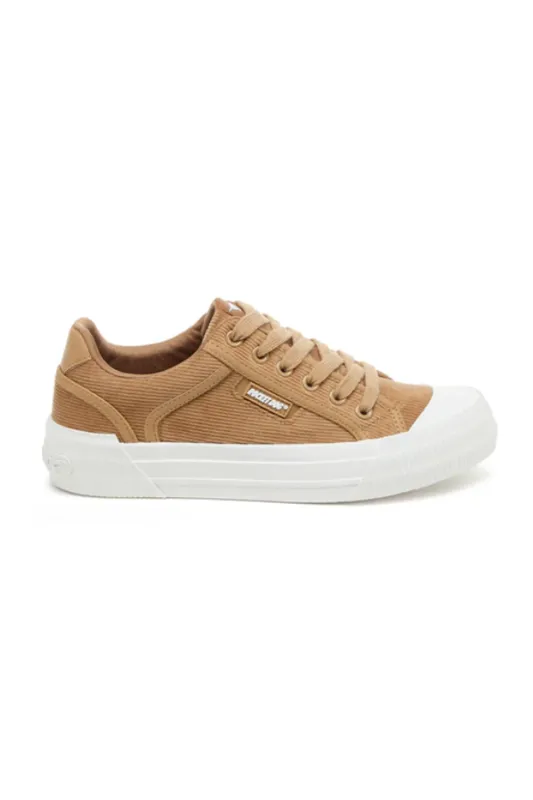 Rocket Dog Cheery Corduroy Sneakers for Women in Tan | CHERRYBINDING-TAN CORD sold by Glik’s