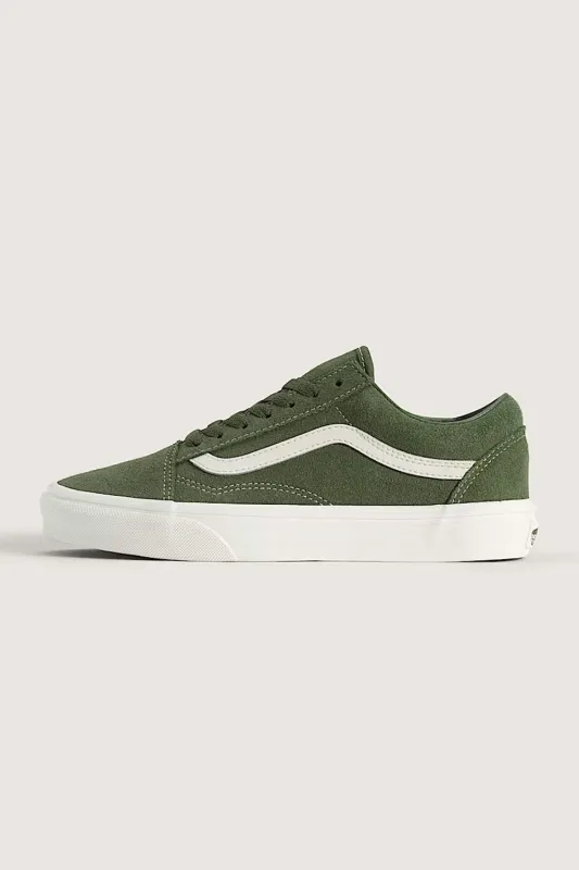 Vans Old Skool Sneakers for Women in Dark Green | VN000D6WEMU sold by Glik’s