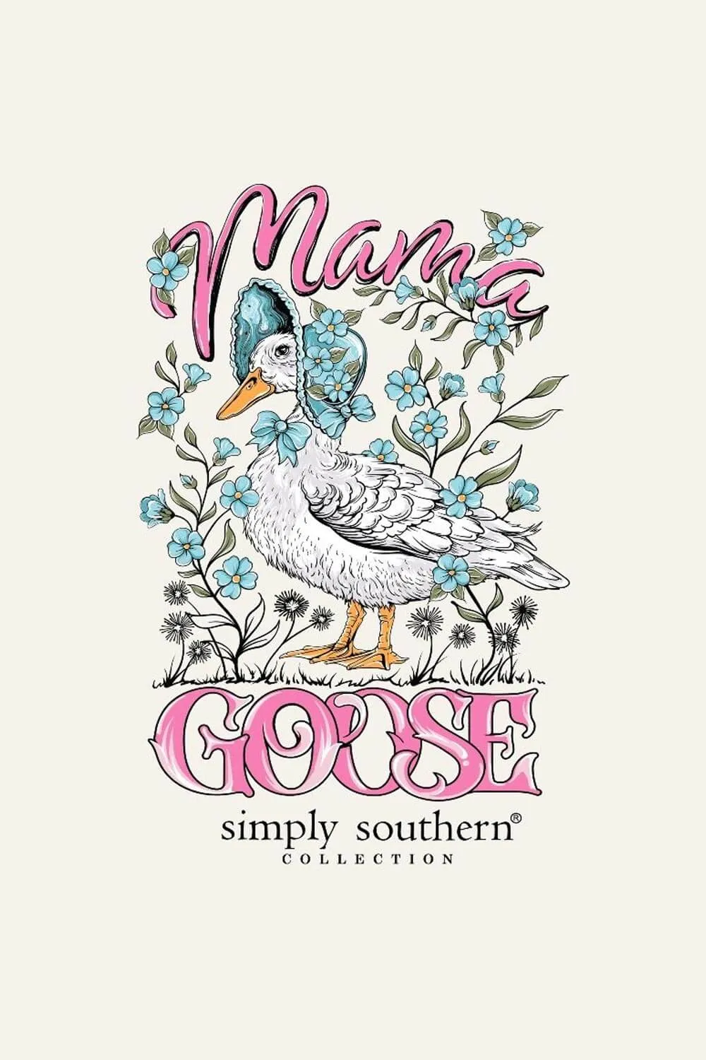 Simply Southern Mama Goose Long Sleeve T-Shirt for Women in Linen | LS-MAMAGOOSE-LINEN sold by Glik’s product image thumbnail 5