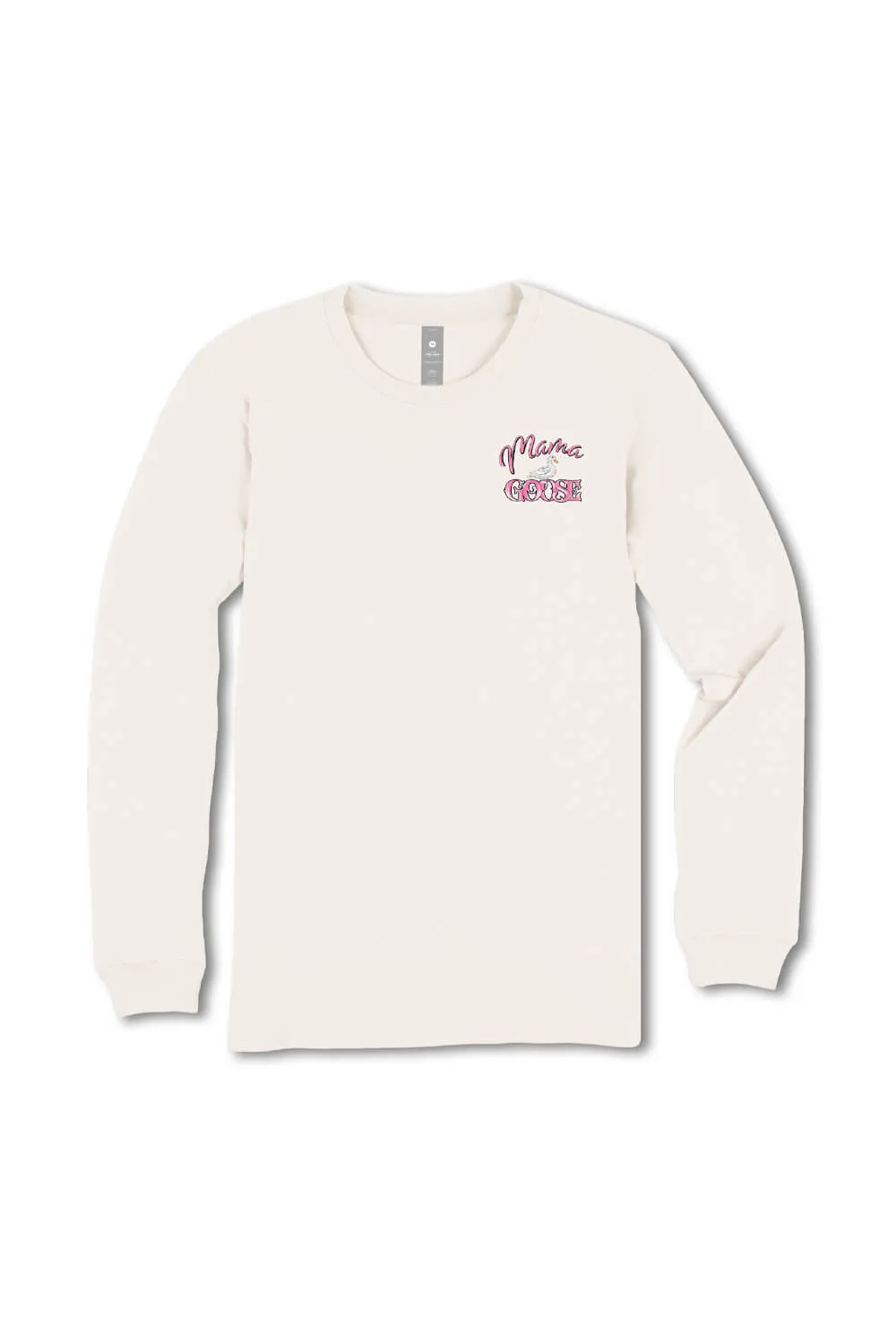 Simply Southern Mama Goose Long Sleeve T-Shirt for Women in Linen | LS-MAMAGOOSE-LINEN sold by Glik’s product image thumbnail 2