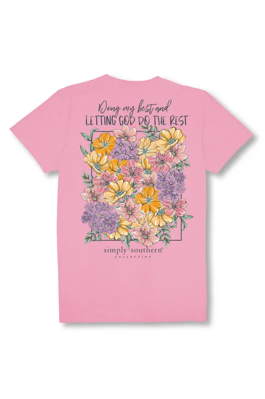 Simply Southern Plus Size Doing My Best T-Shirt for Women in Pink | EXT-SS-BEST-FNCYCNDY sold by Glik’s