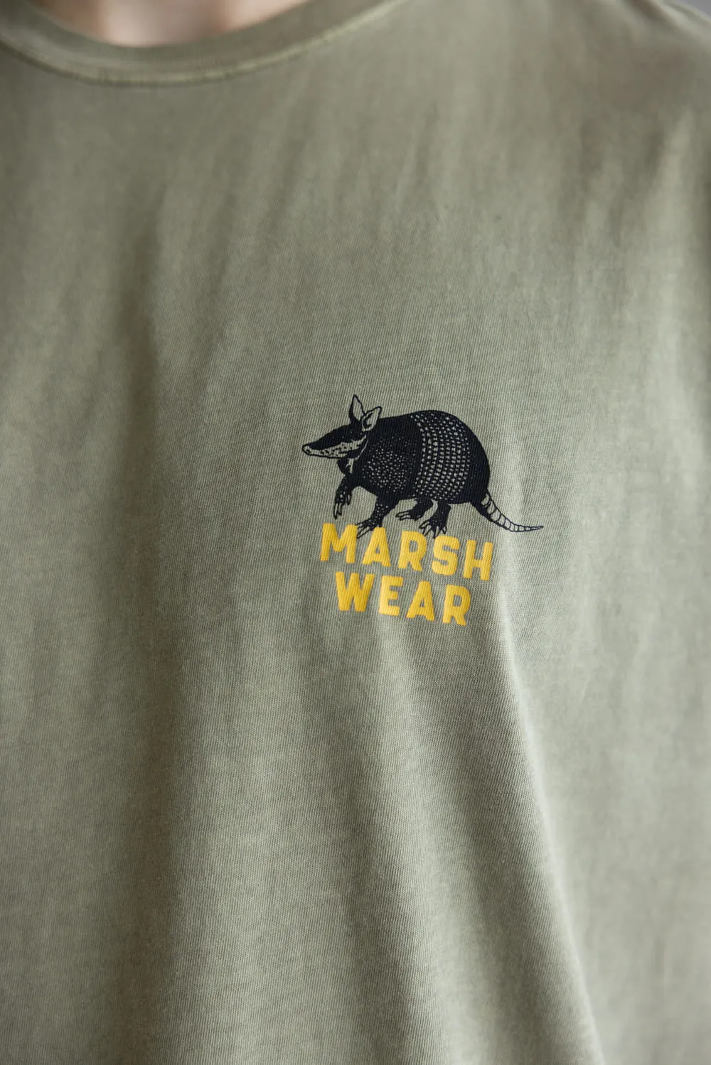 Marsh Wear Ain’t From Around Here T-Shirt for Men in Vintage Moss | MWT5019-VMOS sold by Glik’s product image thumbnail 3