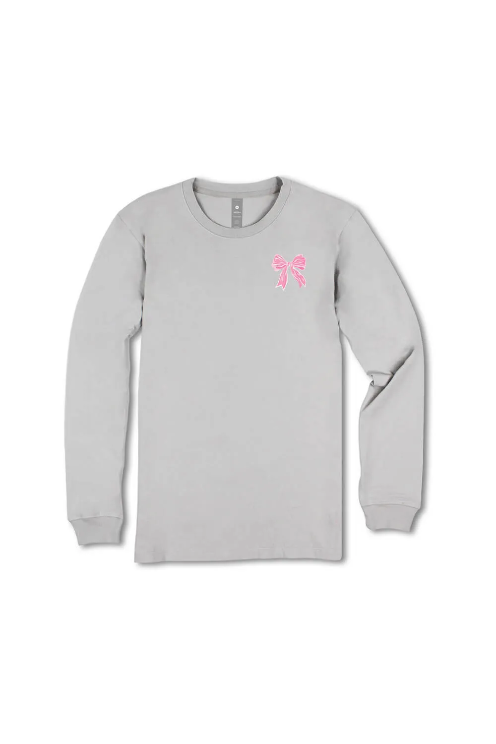 Simply Southern Youth Doing My Best Long Sleeve T-Shirt for Girls in Sport Gray | YTH-LS-REST-SPORTGRY sold by Glik’s product image thumbnail 2