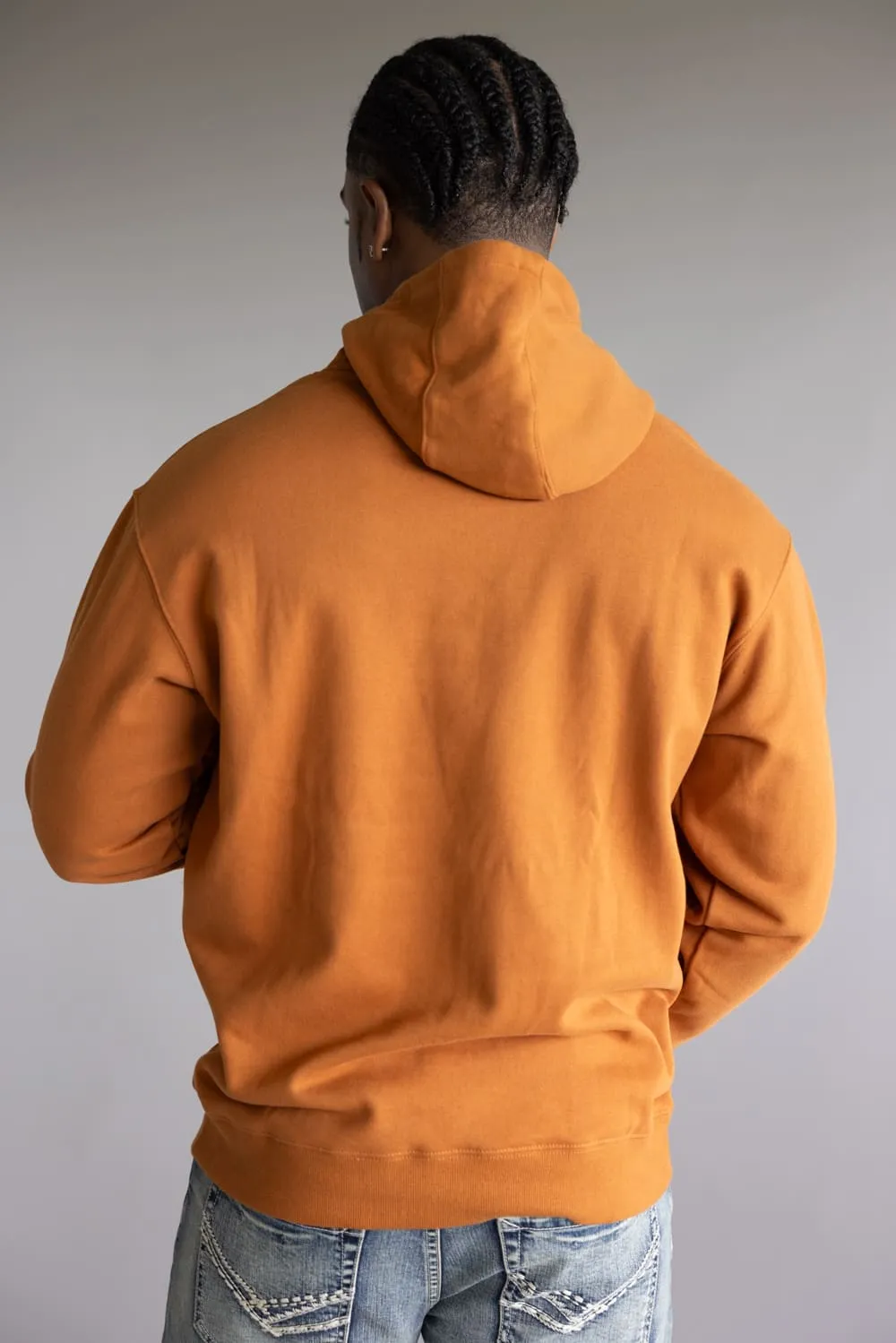 Ariat Stitch Shield Logo Hoodie for Men in Adobe Orange | 10062493-ADOBE sold by Glik’s product image thumbnail 2