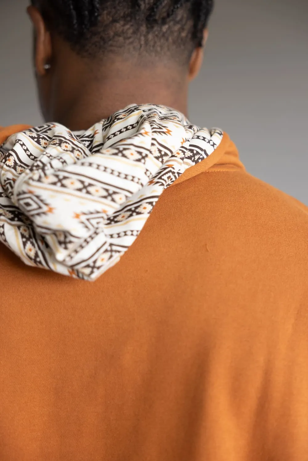 Ariat Stitch Shield Logo Hoodie for Men in Adobe Orange | 10062493-ADOBE sold by Glik’s product image thumbnail 3