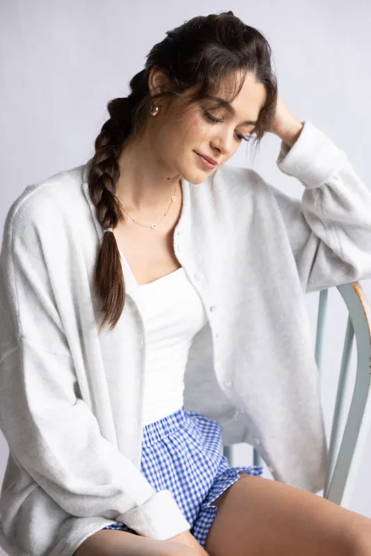 Piper Cardigan for Women in Light Grey | TBW237-LTGRY sold by Glik’s