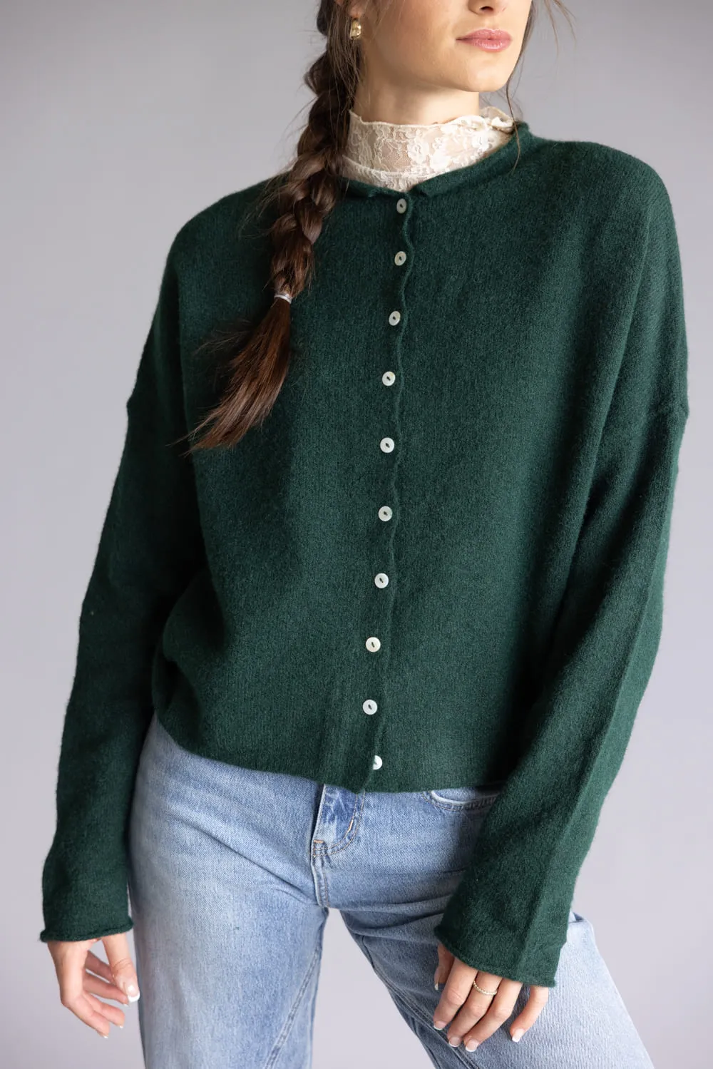 Piper Cardigan for Women in Forest Green | TBW237-FORGRN sold by Glik’s product image thumbnail 4