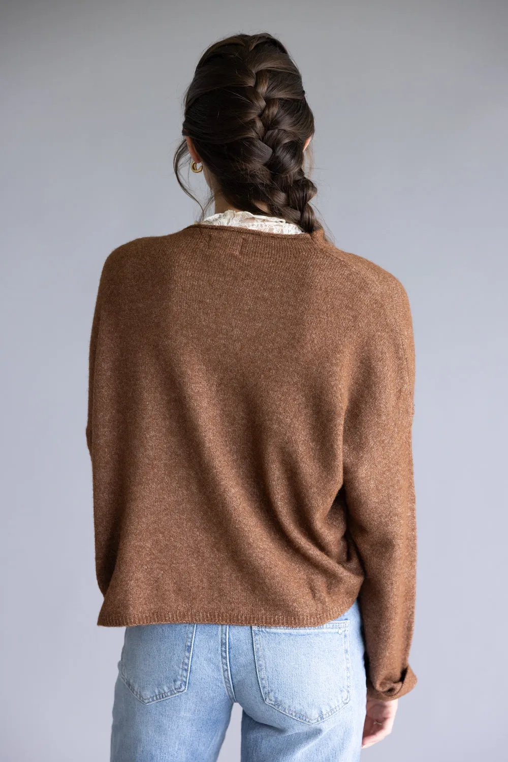 Things Between Piper Cardigan for Women in Brown | TBW237-BRN sold by Glik’s product image thumbnail 3