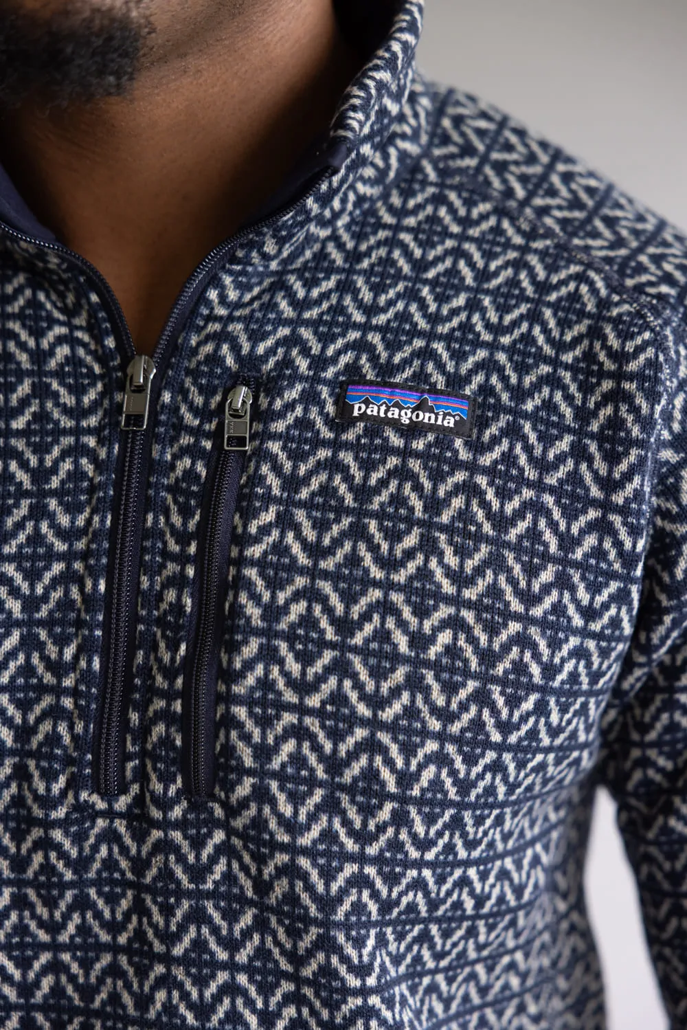 Patagonia Men’s Better Sweater Quarter Zip in Sunken Blue | 25523-SSKN BLUE sold by Glik’s product image thumbnail 3