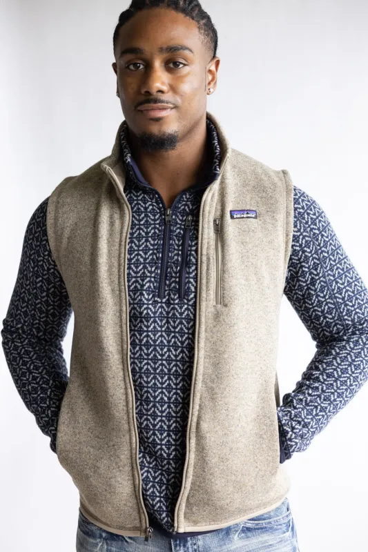 Patagonia Men’s Better Sweater Fleece Vest in Seabird Grey | 25882-SBDY GREY sold by Glik’s