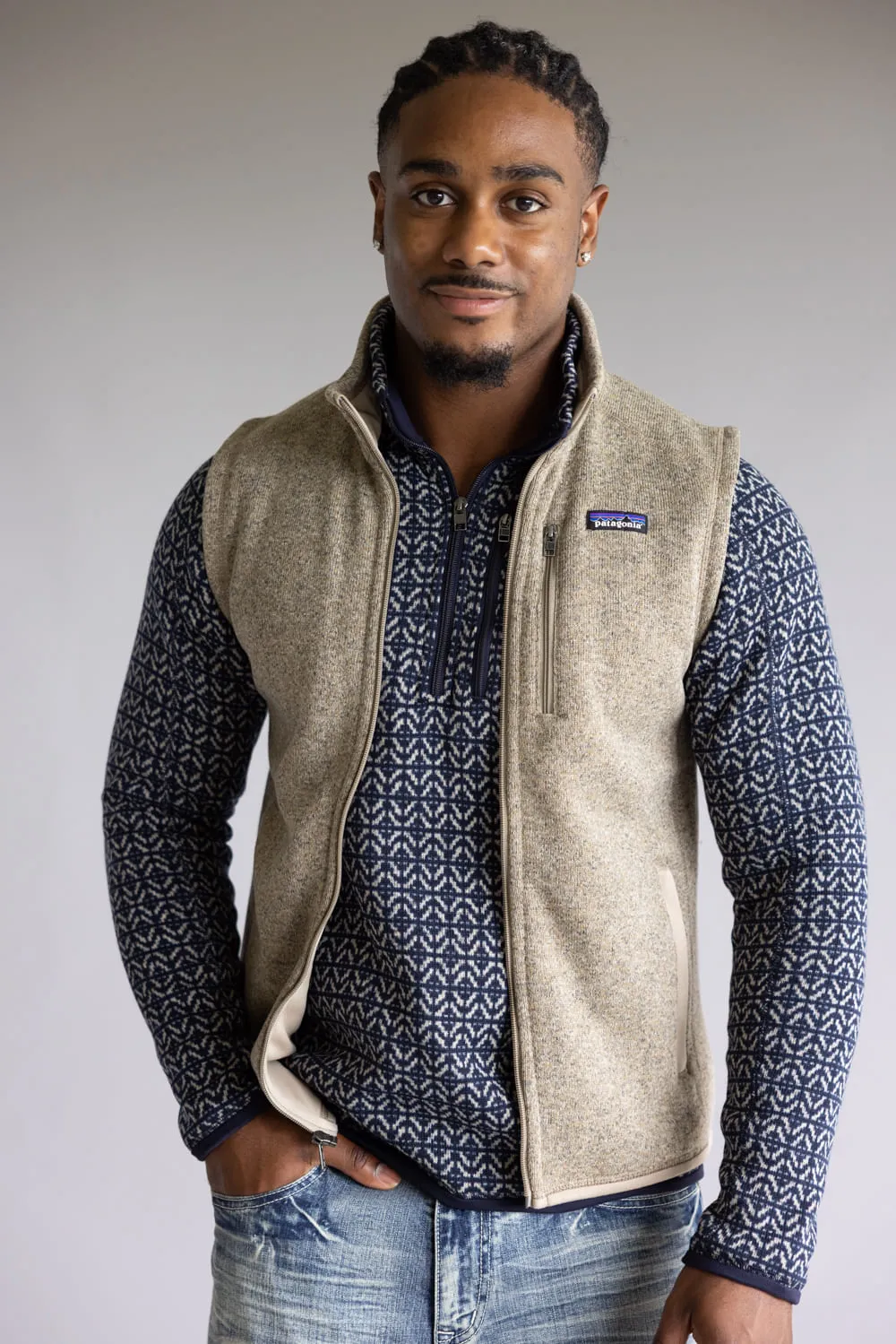 Patagonia Men’s Better Sweater Fleece Vest in Seabird Grey | 25882-SBDY GREY sold by Glik’s product image thumbnail 2