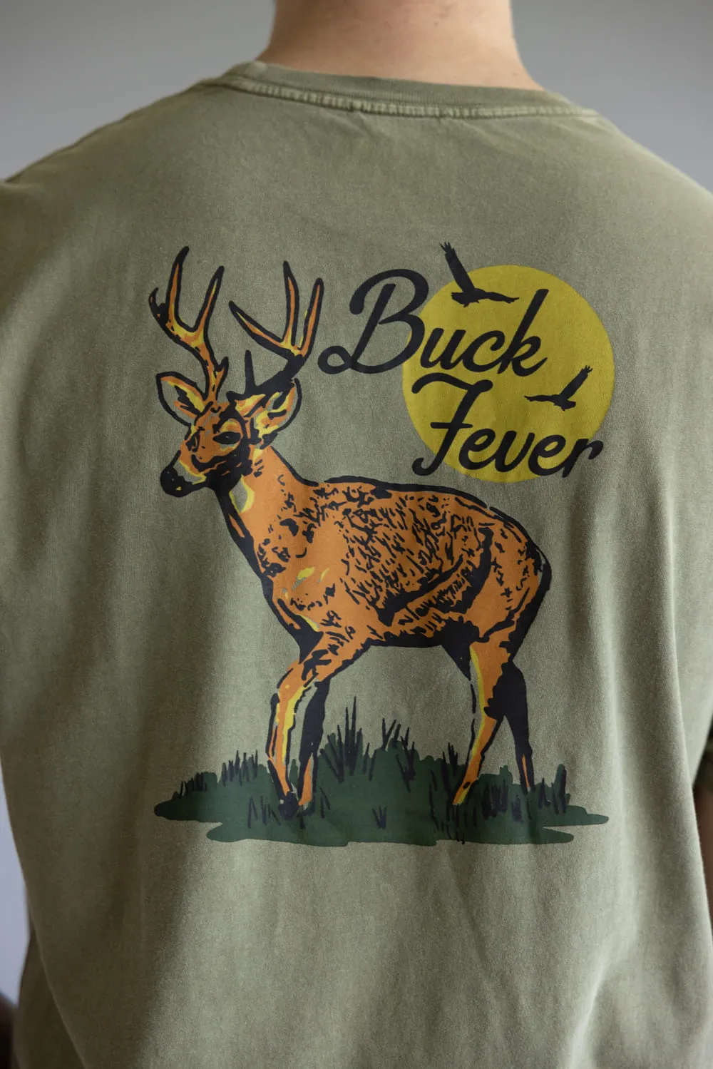 Marsh Wear Buck Fever T-Shirt for Men in Vintage Moss | MWT5021-VMOS sold by Glik’s product image thumbnail 4