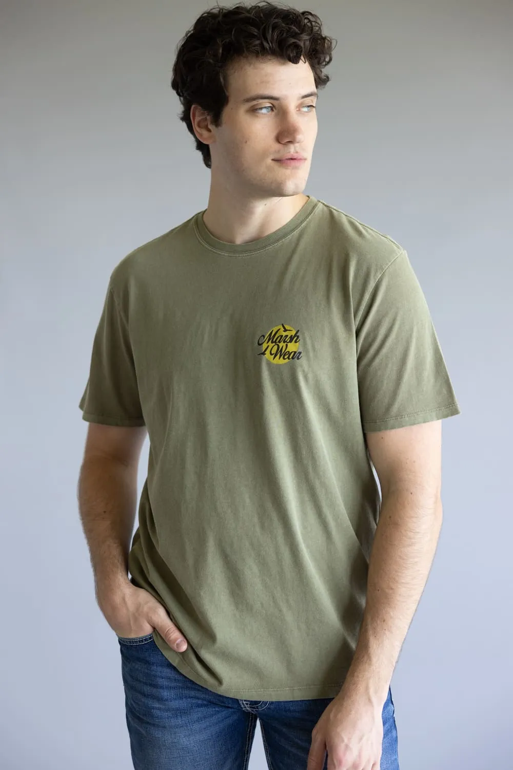 Marsh Wear Buck Fever T-Shirt for Men in Vintage Moss | MWT5021-VMOS sold by Glik’s product image thumbnail 2