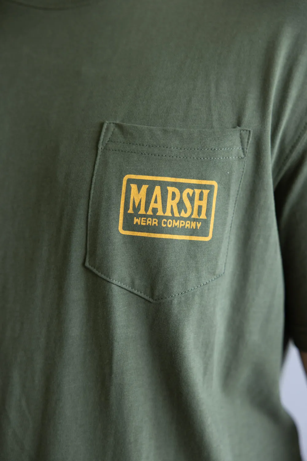 Marsh Wear Badge T-Shirt for Men in Green | MWT1098-BRGR sold by Glik’s product image thumbnail 4