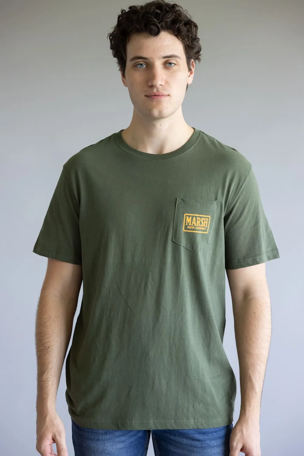 Marsh Wear Badge T-Shirt for Men in Green | MWT1098-BRGR sold by Glik’s product image thumbnail 2