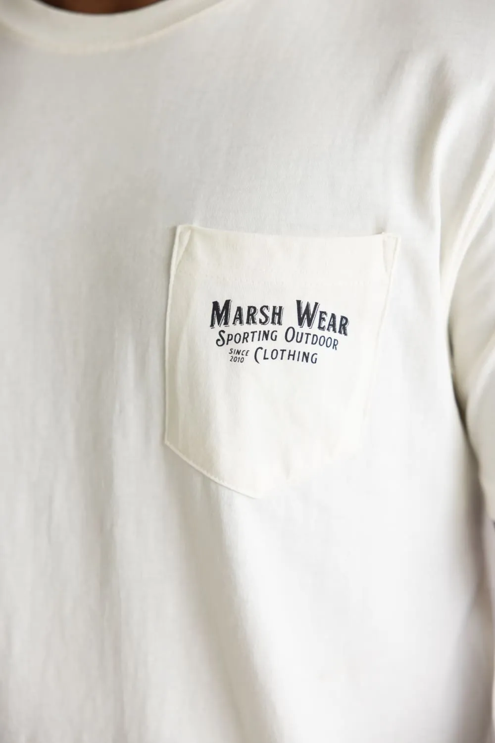 Marsh Wear Sportsman T-Shirt for Men in Vintage White | MWT1101-VWHT sold by Glik’s product image thumbnail 5