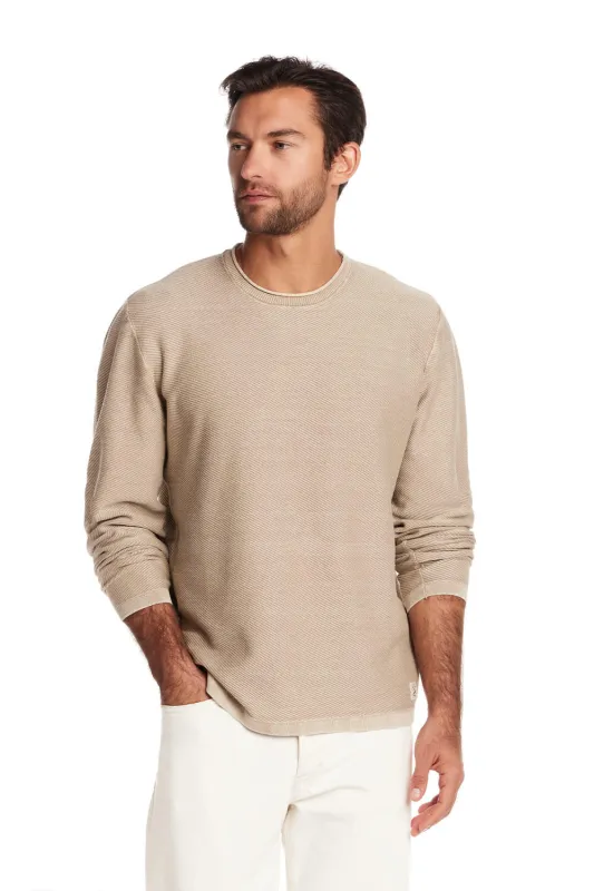 Weatherproof Twill Stonewash Sweater for Men in Vintage Khaki | F2540488GK-VINTAGEKHAKI sold by Glik’s