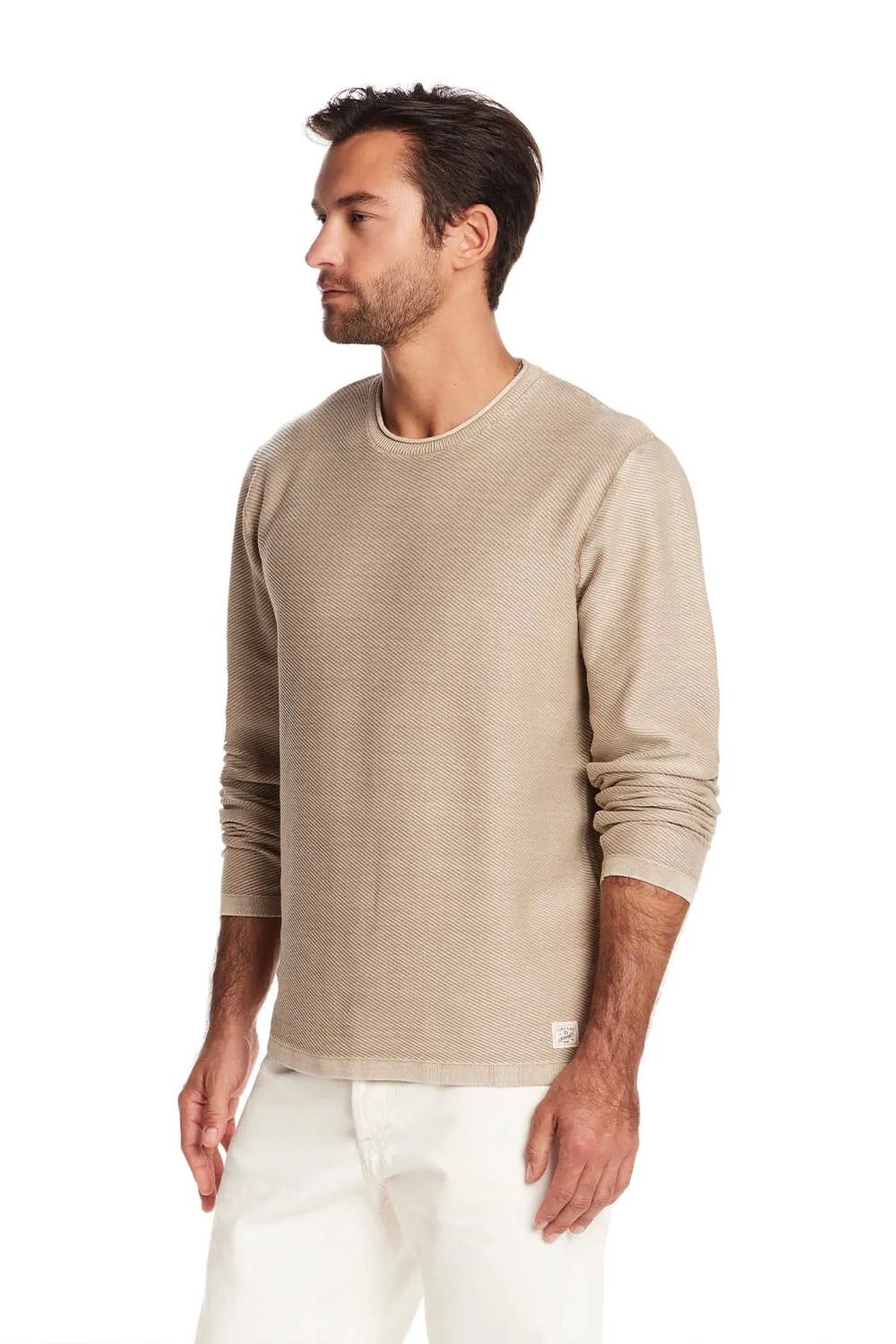 Weatherproof Twill Stonewash Sweater for Men in Vintage Khaki | F2540488GK-VINTAGEKHAKI sold by Glik’s product image thumbnail 2