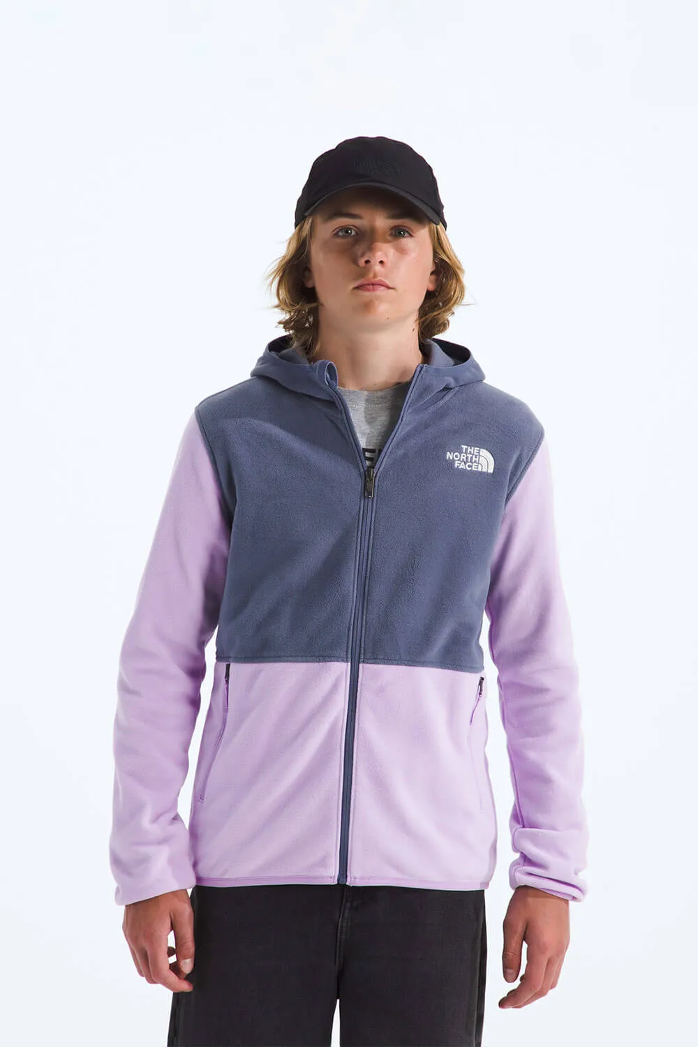 The North Face Youth Glacier Full Zip Jacket in Lilac | NF0A8CVF-DFZ sold by Glik’s product image thumbnail 3