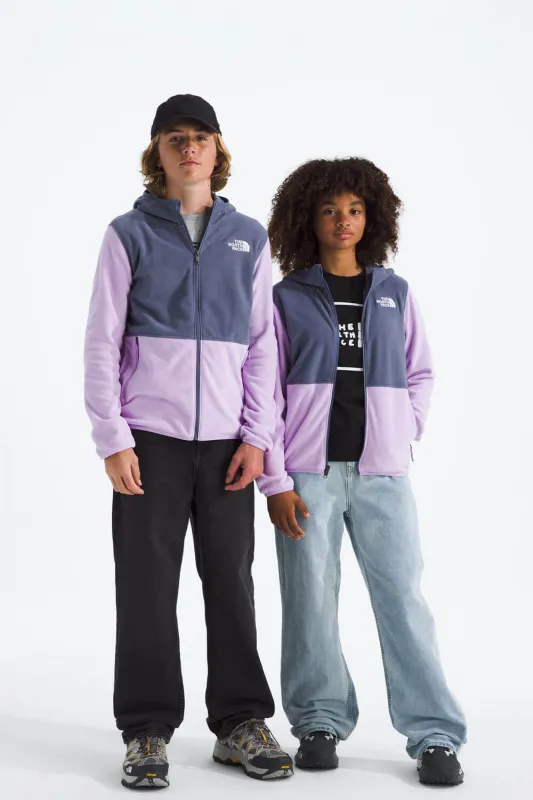 The North Face Youth Glacier Full Zip Jacket in Lilac | NF0A8CVF-DFZ sold by Glik’s
